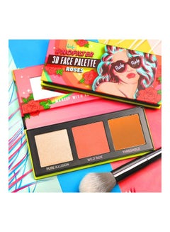 Rude NoFilter 3D Face Palette Roses Pink  - Image 2