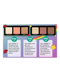 Rude NoFilter 3D Face Palette Roses Pink  - Image 3