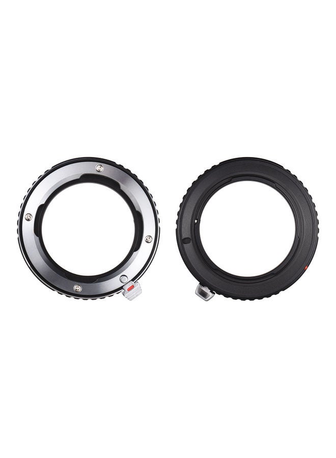 Fikaz - LM-FX Aluminum Alloy High Precision Lens Mount Adapter Ring Black - Image 1