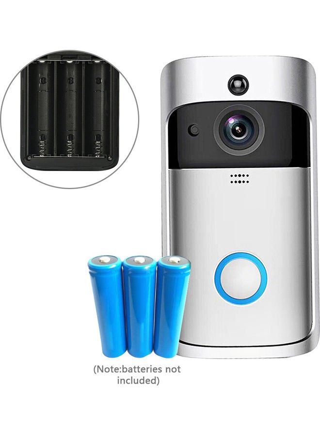 Wireless 720P Visual Real Time Intercom Wi-Fi Video Doorbell Black 18.80 x 4.50 x 10.50cm - Image 4