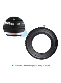 Fikaz MD-M4/3 Aluminum Alloy Lens Mount Adapter Ring Black  - Image 4