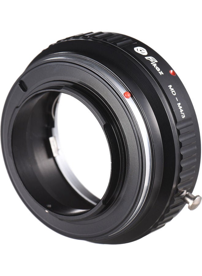 فيكاز حلقة محول لعدسة من سبيكة الألومنيوم طراز Md-M4/3 أسود  - Image 5