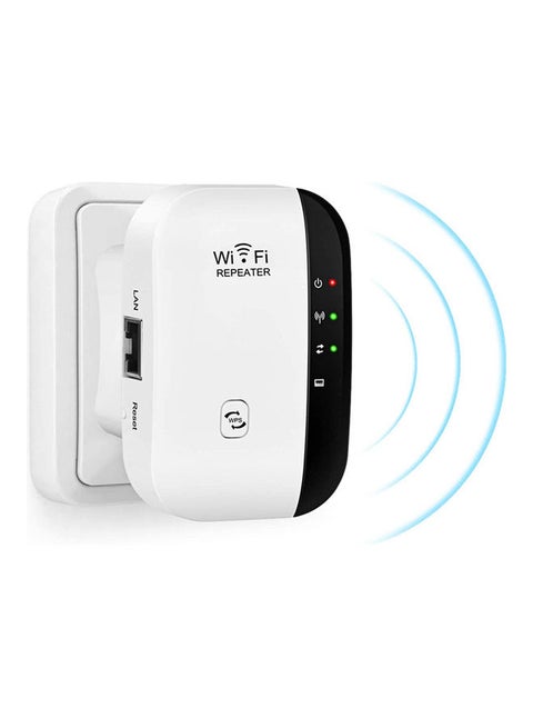 Wi-Fi Extender Signal Booster White