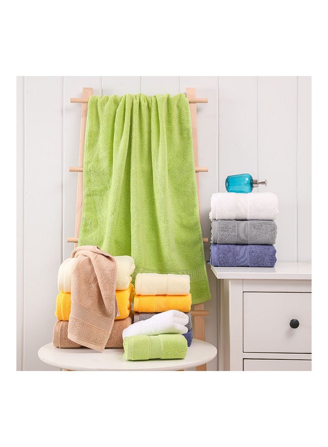 Soft Quick Dry Absorbent Gym Bathroom Blanket Bath Towel Beige 40x25x5cm  - Image 2
