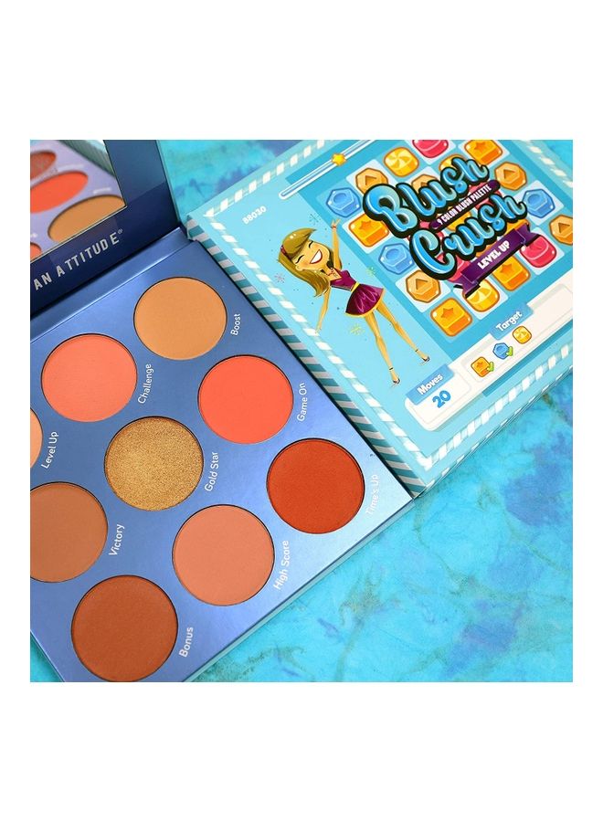 روود علبة أحمر خدود ليفل أب مكونة من 9 ألوان وردي - Image 3