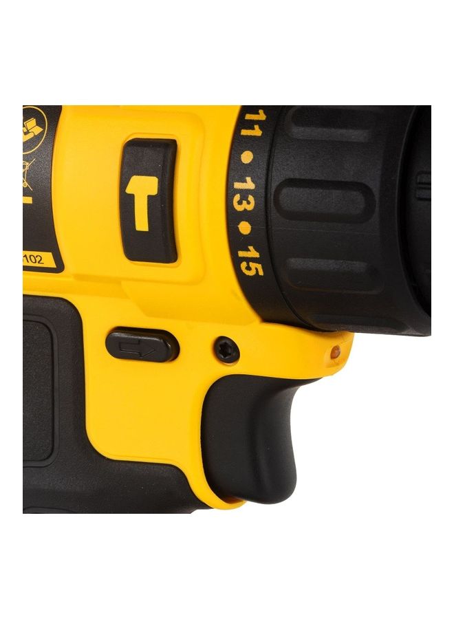 DEWALT - Cordless Hammer Drill, 10.8V, 10mm, 2 x 2 Ah Li-Ion Batteries + 109 Pieces Mixed Accessories Drilling & Driving Set DCD716D2EBIT-B5 Yellow/Black - Image 1