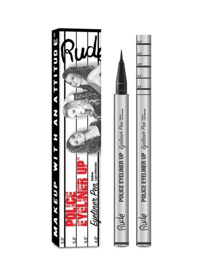 Rude Police Eyeliner Up Eyeliner Pen Bail Bond Black  - Image 1