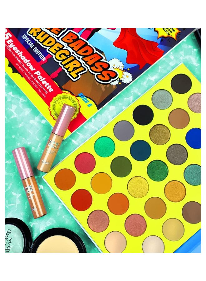 Rude - The Badass Rudegirl Eyeshadow Palette Multicolour - Image 1