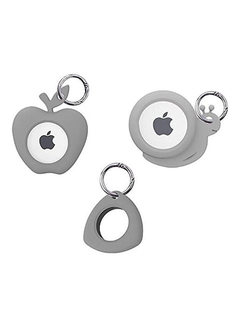 3-Piece Apple Airtag Covers 2021 Grey