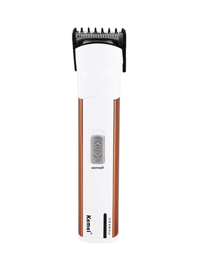 كيمي ماكينة تشذيب الشعر الاحترافية أبيض/ذهبي 15.5سم - Image 1