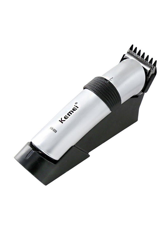 Kemei Professional Hair Clipper Silver/Black 17cm - Image 1