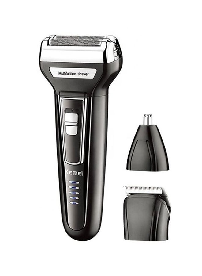 Kemei Rechargeable 3-In-1 Grooming Electric Hair Clipper Black 16cm - Image 1