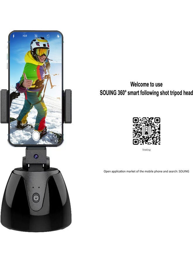 حامل تتبع الأجسام بزاوية 360 درجة لون أسود. - Image 3