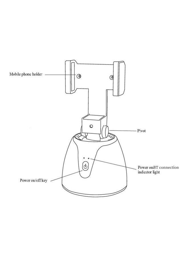 حامل تتبع الأجسام بزاوية 360 درجة لون أسود. - Image 5