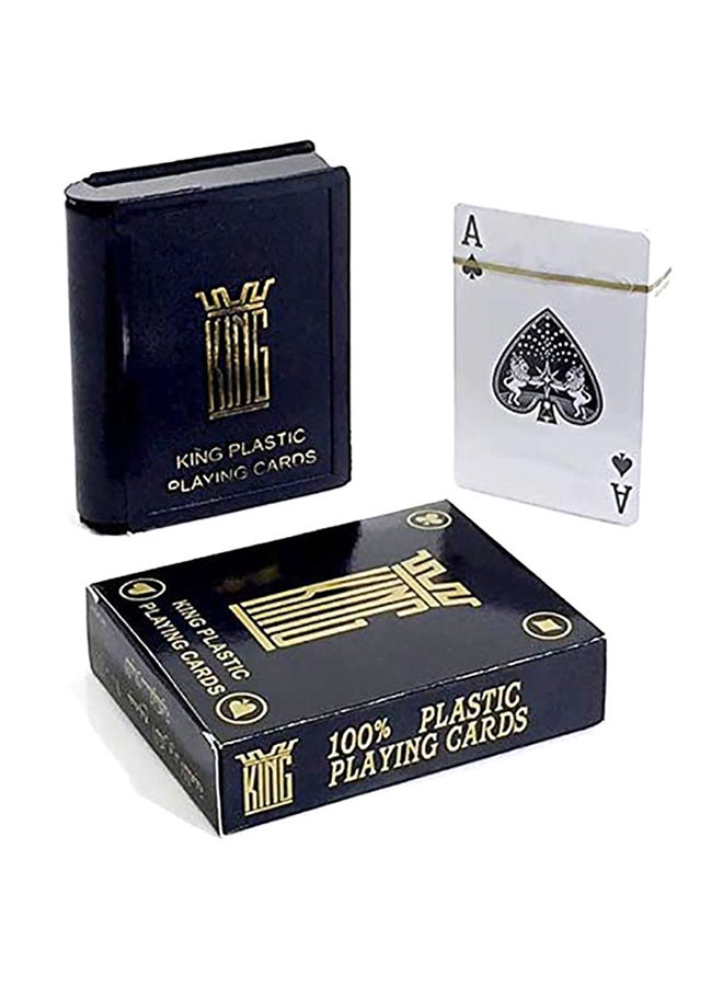 kings 55-Piece Plastic Playing Cards Set (3 Jokers) 5.6X8.8cm - Image 3