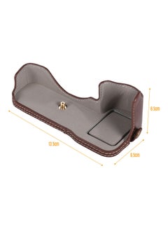 Generic Premium PU Leather Camera Half Case Brown  - Image 5