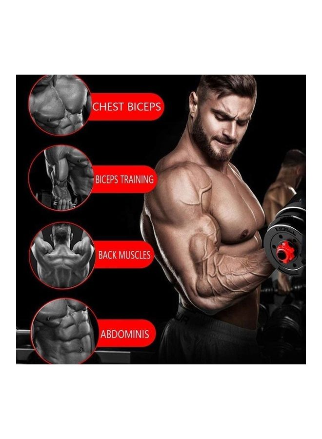 ULTIMAX - 2-in-1 Adjustable Dumbbell and Barbell Set With Connecting Rod 10kg - Image 1