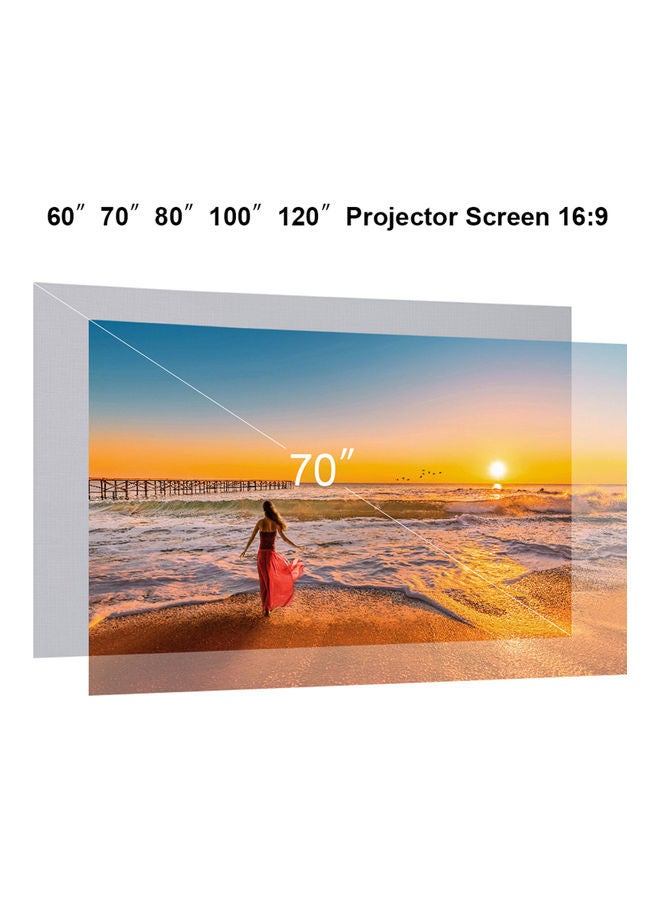 HD 16:9 Portable Projector Screen V7735-60-V Grey