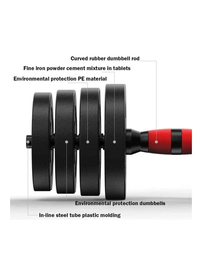 ULTIMAX 2-in-1 Adjustable Dumbbell and Barbell Set With Connecting Rod 15kg 15kg  - Image 4
