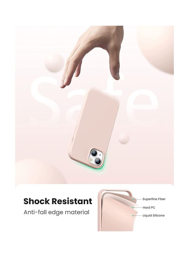 Rock Pow Silicone Protective Case For iPhone 13 6.1 inch Pink - Image 3