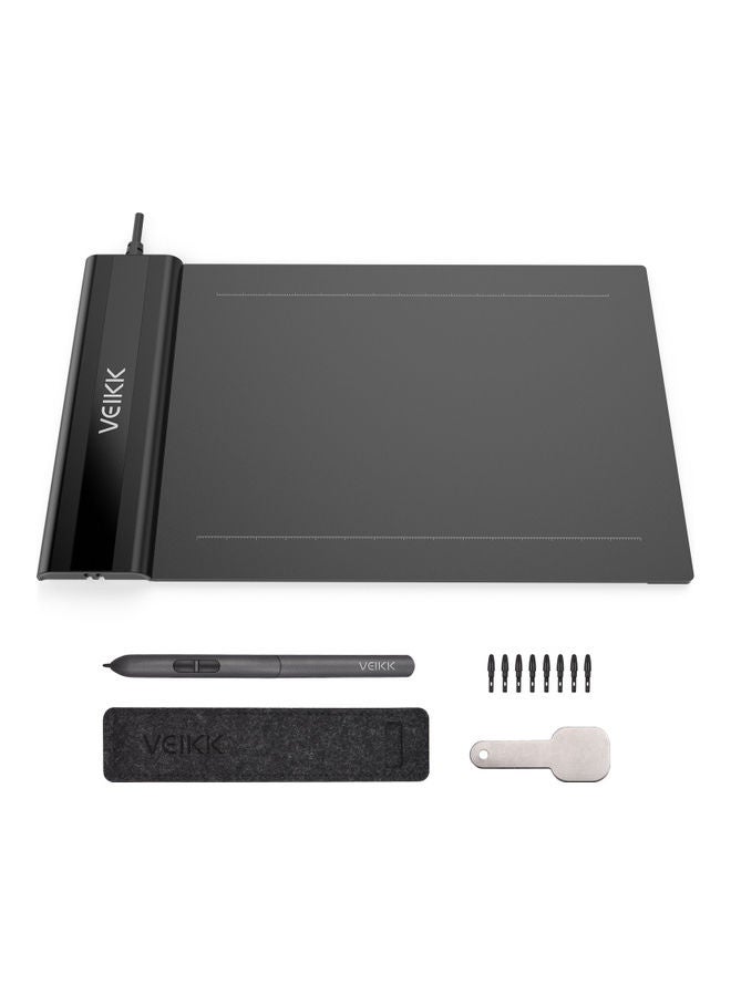 فايك جهاز لوحي برسومات مع قلم سلبي طراز S640 أسود  - Image 1