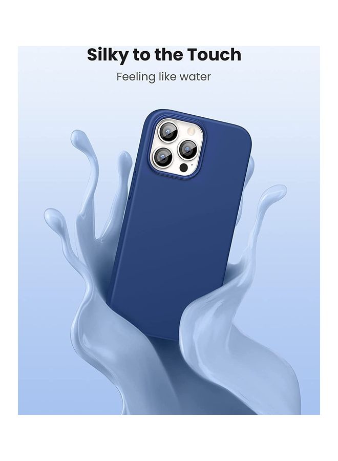 Rock Pow - Silicone Protective Case For iPhone 13 Pro Max 6.7 inch Navy Blue - Image 1