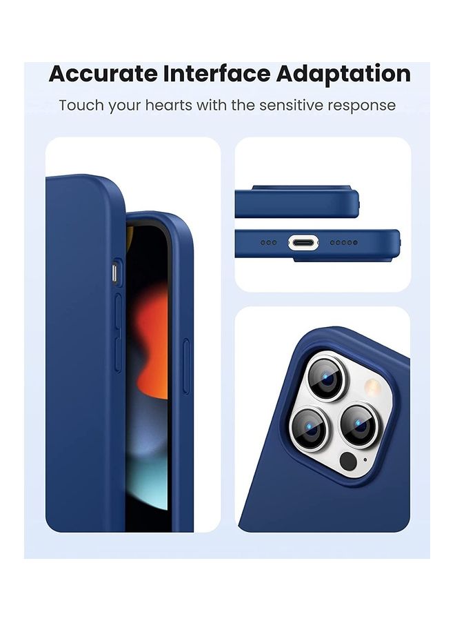 Silicone Protective Case For iPhone 13 Pro 6.1 inch Navy Blue