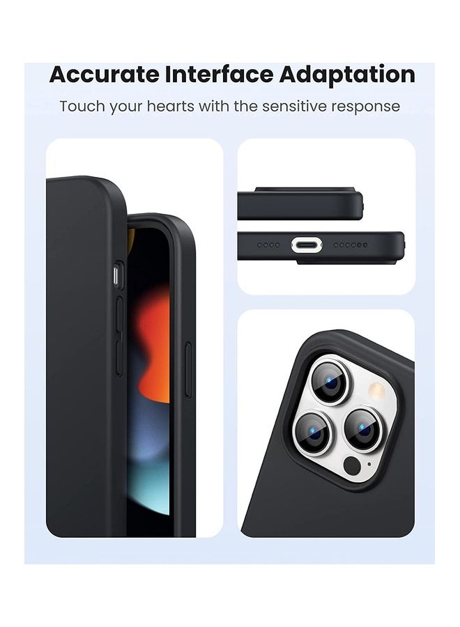 Rock Pow - Silicone Protective Case For iPhone 13 Pro Max 6.7 inch Black - Image 1