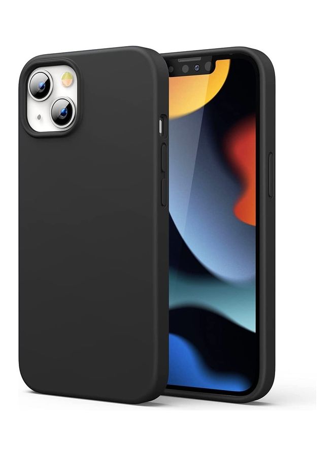 روك بو غطاء حماية من السيليكون لهاتف آيفون 13 مقاس 6.1 بوصة أسود - Image 1