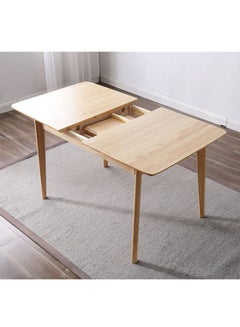 Seth 6 Seater Extendable Dining Table 120x80x75cm Beige