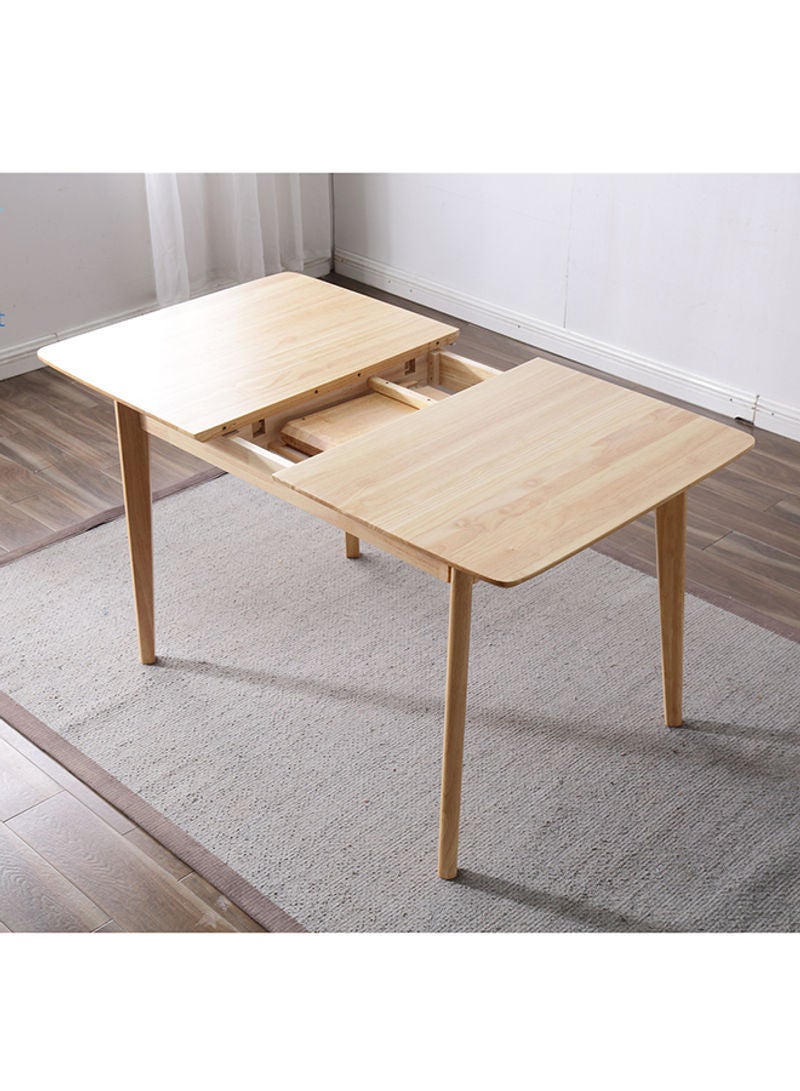 Switch - Seth 6 Seater Extendable Dining Table 120x80x75cm Beige - Image 1