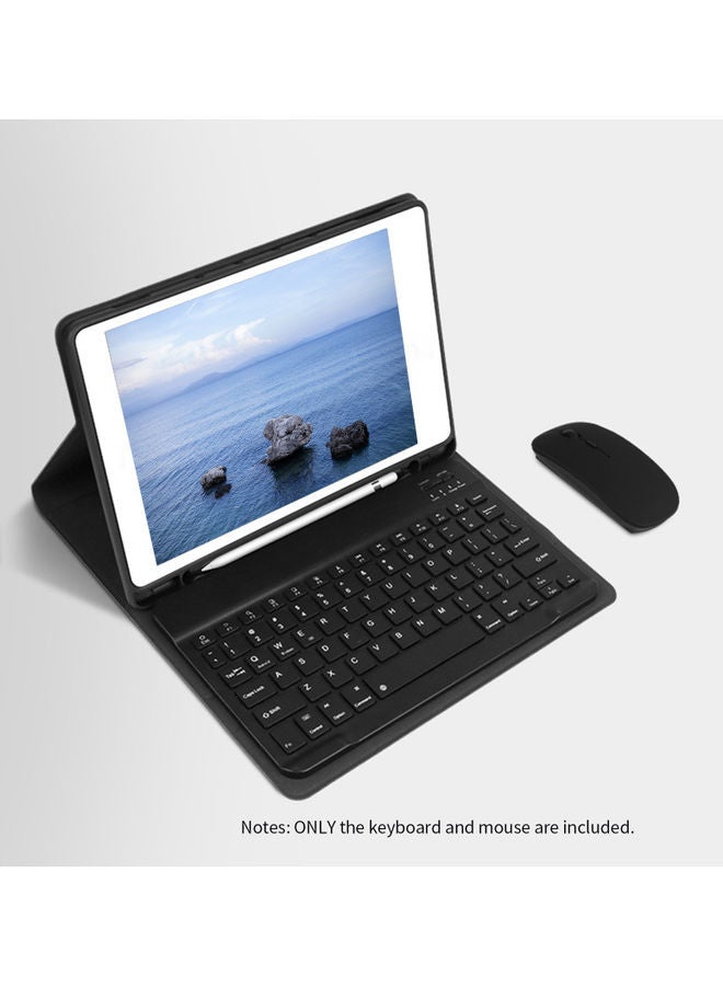 Tablet Wireless Keyboard and Mouse Combo Ultra-slim Design Black - Image 2