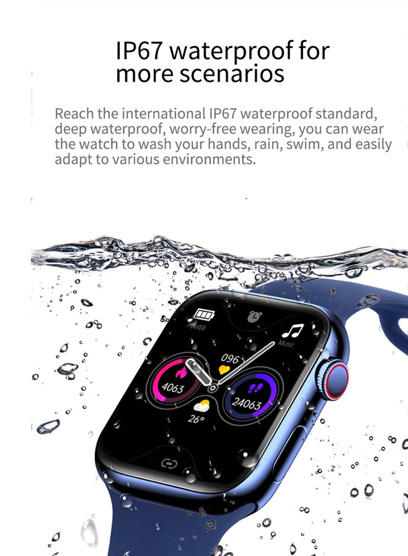 FitPro - Series 6 Full Screen Smart Watch Black - Image 1