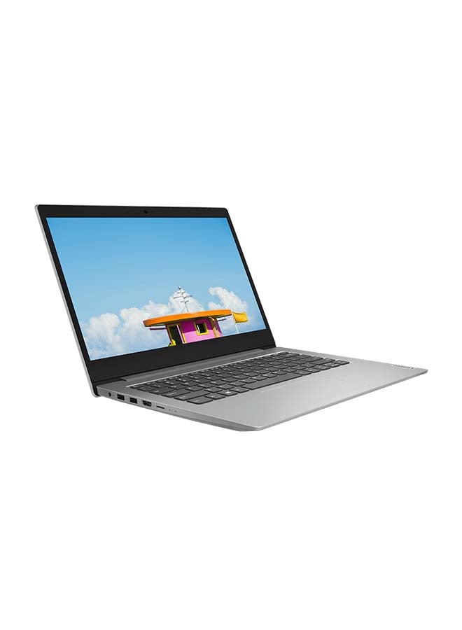 Lenovo - IdeaPad 1 14IGL05 With 14-Inch FHD Anti-Glare Display, Celeron N4020 Processor/4GB RAM/128GB SSD/DOS(Without Windows)/Integrated Intel UHD Graphics 600 English/Arabic Platinum Grey - Image 1