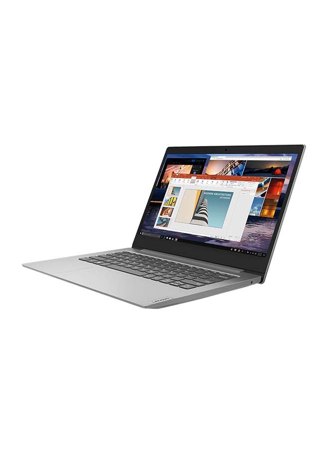 Lenovo - IdeaPad 1 14IGL05 With 14-Inch FHD Anti-Glare Display, Celeron N4020 Processor/4GB RAM/128GB SSD/DOS(Without Windows)/Integrated Intel UHD Graphics 600 English/Arabic Platinum Grey - Image 1