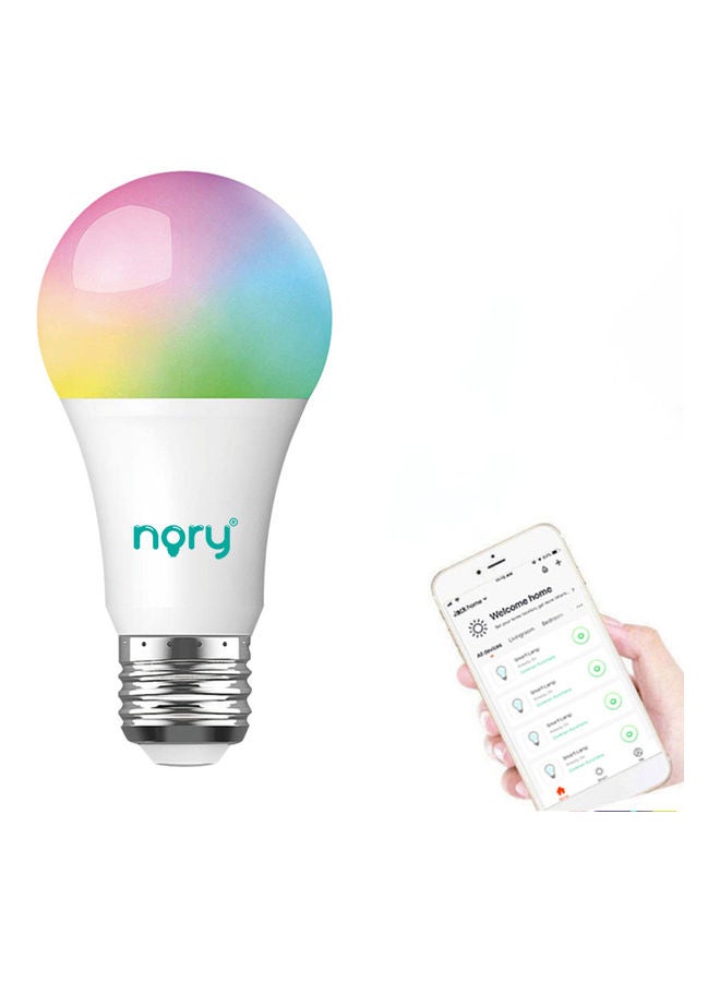 nory - Smart Led Wi-Fi Bulb 9W Multicolour 6x10.8cm - Image 1