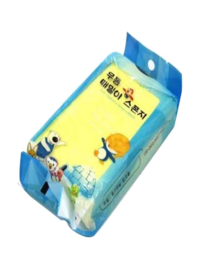 إسفنجة استحمام فعالة أصفر 10سم - Image 2