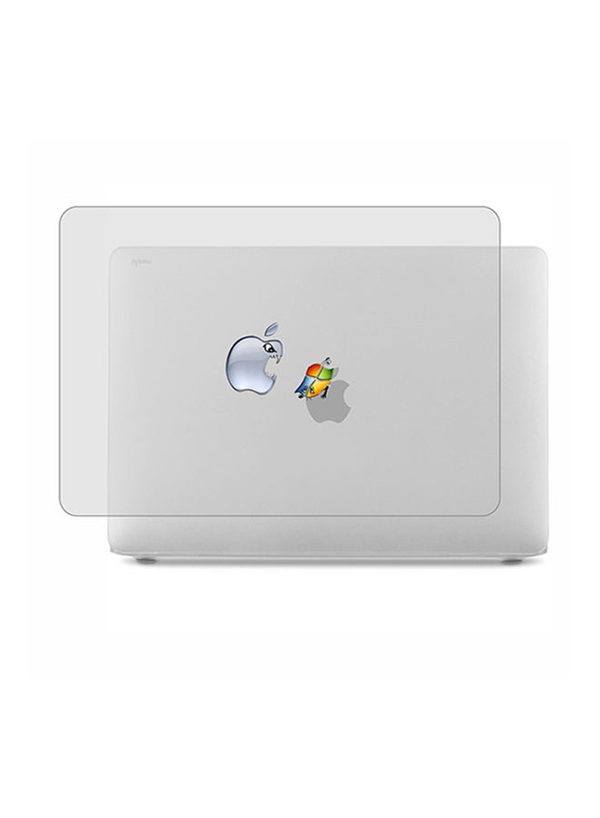 Theodor 2-Piece Printed Protective Hardshell Rubberized Case Cover For MacBook Air Silver - Image 1