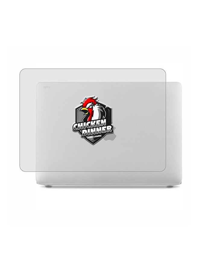 Theodor 2-Piece Printed Protective Hardshell Rubberized Case Cover For MacBook Air Silver - Image 1