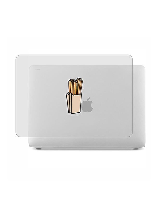 ثيودور غطاء حماية واق صلب مغلف بالمطاط مزين بطبعة لجهاز ماك بوك برو مكون من قطعتين - Image 1