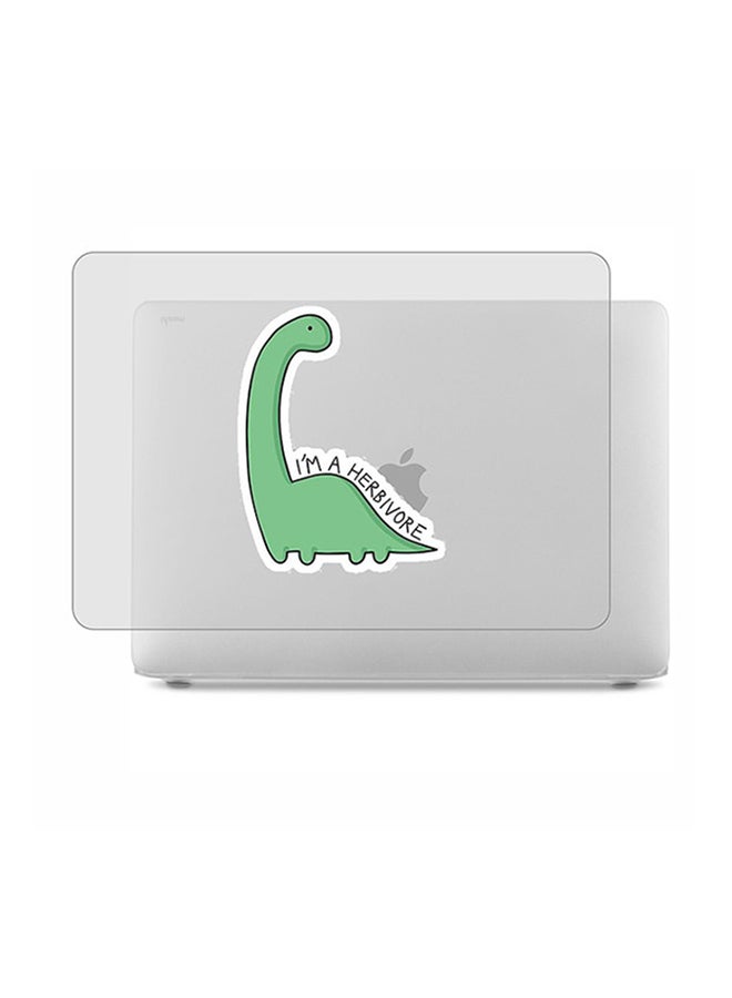 Theodor 2-Piece Printed Protective Hardshell Rubberized Case Cover For MacBook Pro Silver - Image 1