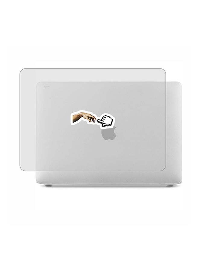 Theodor 2-Piece Printed Protective Hardshell Rubberized Case Cover For MacBook Pro Silver - Image 1