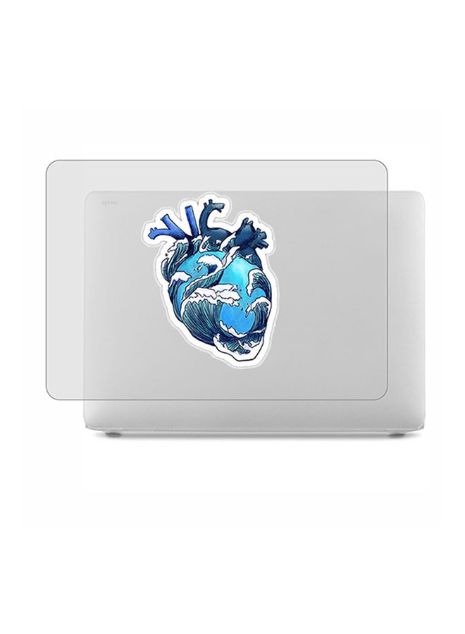 ثيودور غطاء حماية واق صلب مغلف بالمطاط مزين بطبعة لجهاز ماك بوك برو مكون من قطعتين - Image 1