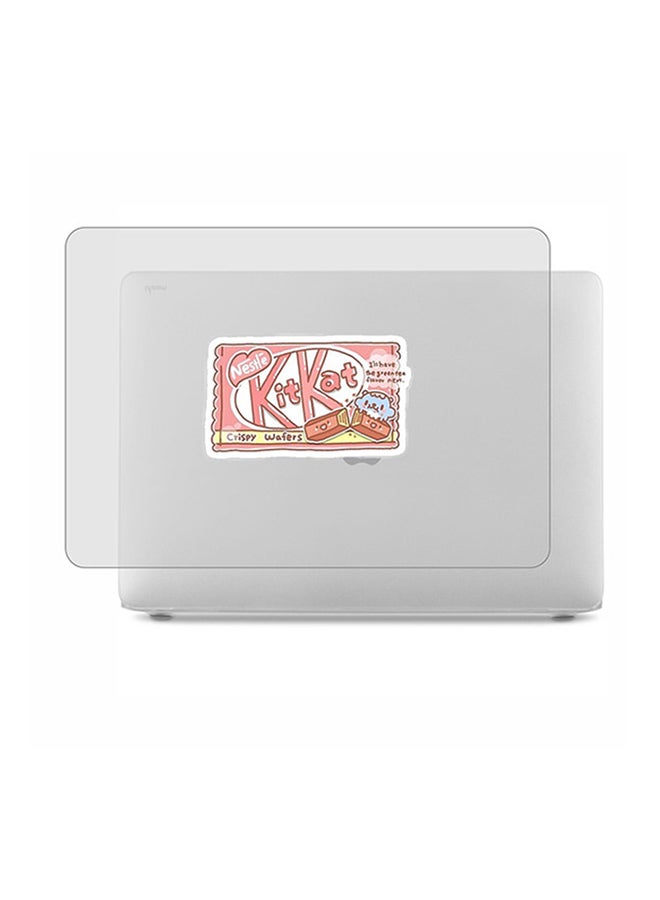 Theodor 2-Piece Printed Protective Hardshell Rubberized Case Cover For MacBook Pro Silver - Image 1