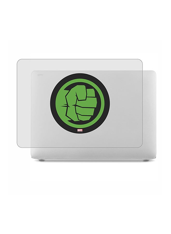 ثيودور غطاء حماية واق صلب مغلف بالمطاط مزين بطبعة لجهاز ماك بوك برو مكون من قطعتين - Image 1