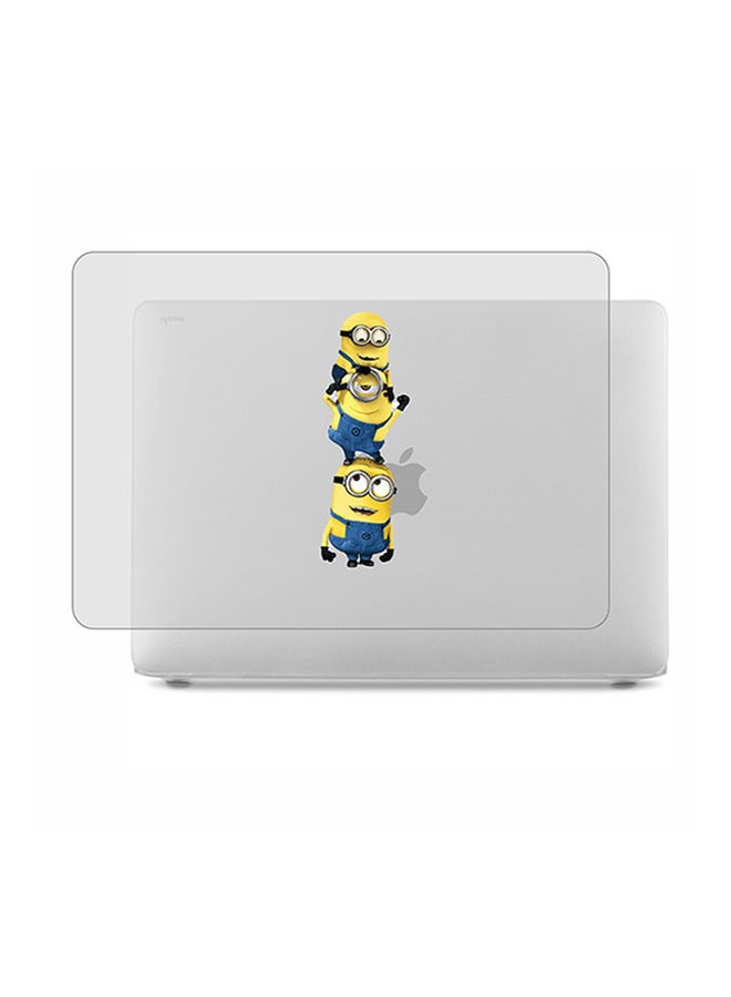 Theodor 2-Piece Printed Protective Hardshell Rubberized Case Cover For MacBook Pro Silver - Image 1