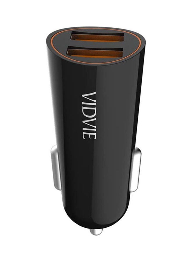 فيدفي 2.4A Fast Car Charger With Type-C Cable Black