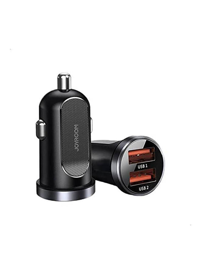 JOYROOM Mini QC3.0 Dual Port Smart Fast Car Charge  - Image 1