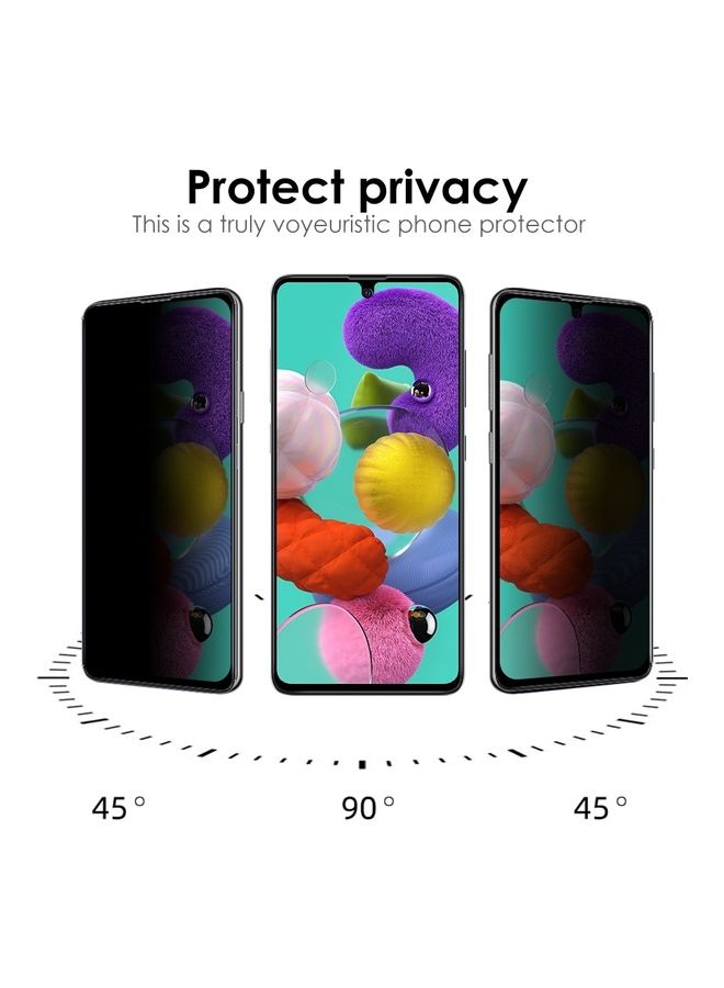 Ceramic Matte Film Privacy Screen Protector For Samsung Galaxy A52 Black - Image 3