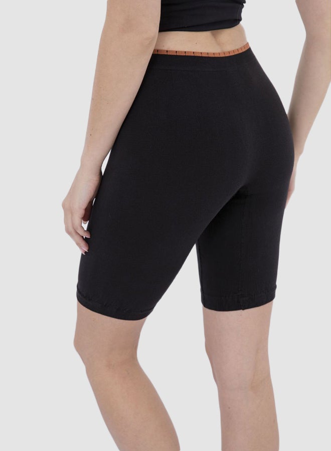 Carina Cotton Short Sport - N Black - Image 2